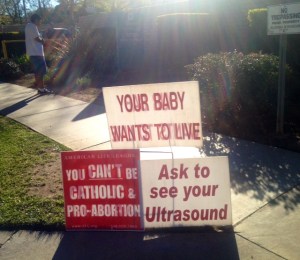 pro life signs photo