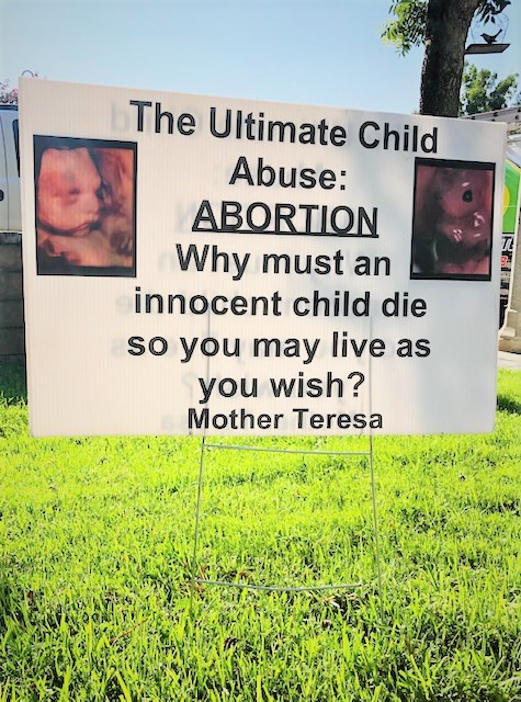 mother teresa sign